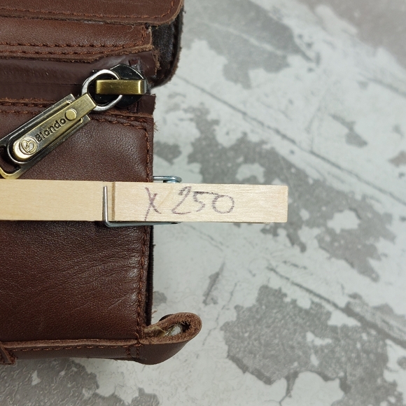 NEW Blondo Reese Waterproof Brown Leather Block Heel Ankle Boots X250 - Picture 12 of 12